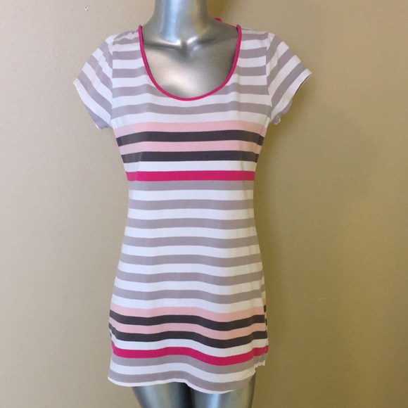 Lole Tops - LOLE | Striped Tunic Tee-shirt